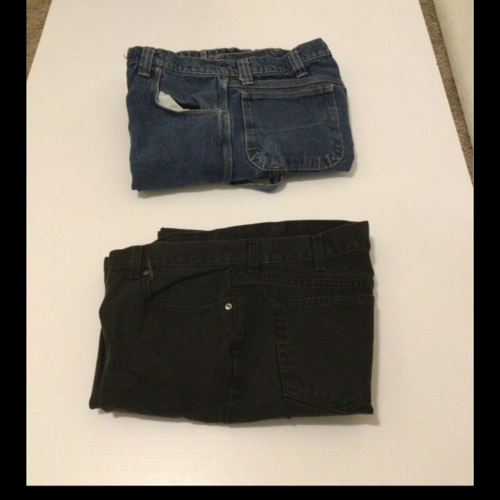 MENS LOTS OF WORKWEAR CABELLA AND GEORGE JEANS SIZE 36W BY32L